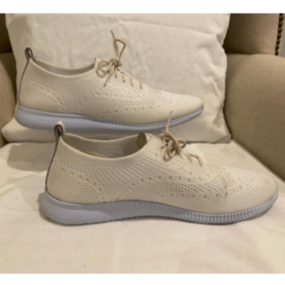 Cole Haan 2.ZERØGRAND Stitchlite™ Wingtip Oxfords / White / 10